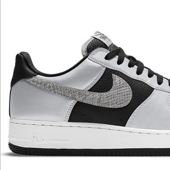 Nike Air Force 1 Silver Snake - New With Box - Picture 14 of 16